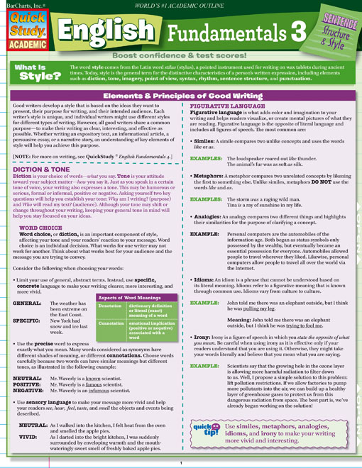 Title details for English Fundamentals 3 by BarCharts, Inc. - Available